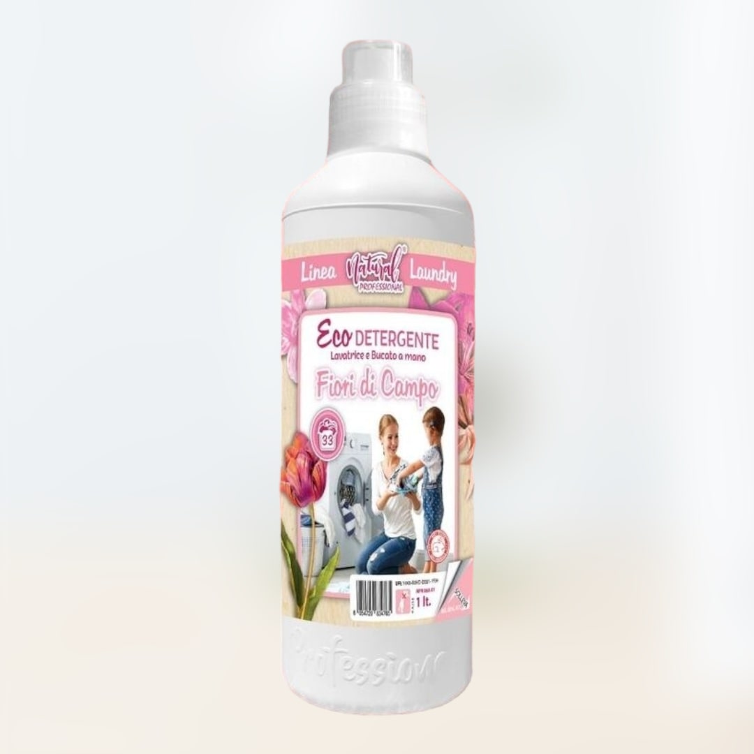 Eco Detergente Lavatrice E Bucato A Mano Fiori Di Campo 1L