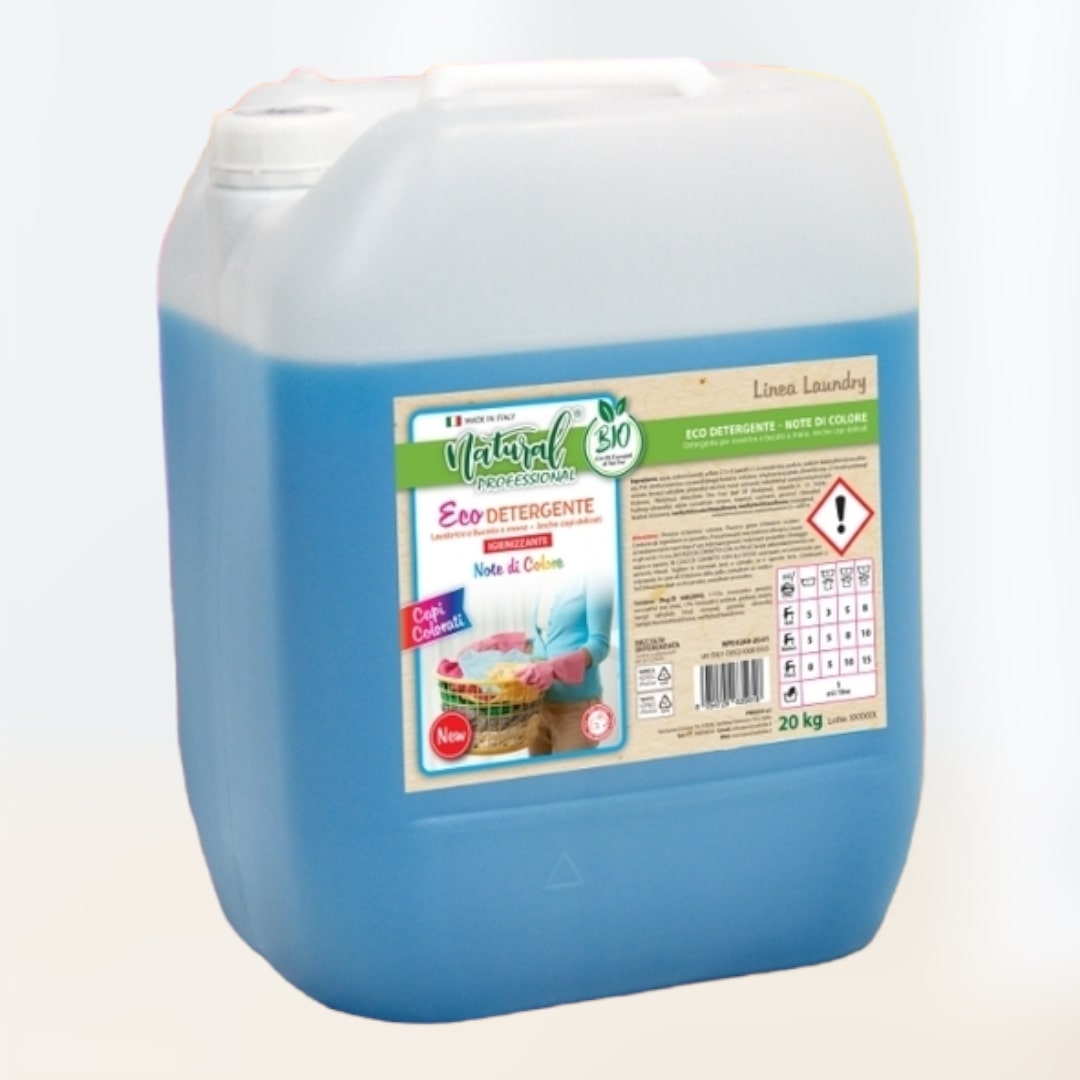 Eco Bio Detergente Lavatrice E Bucato A Mano Note Di Colore 20 Kg