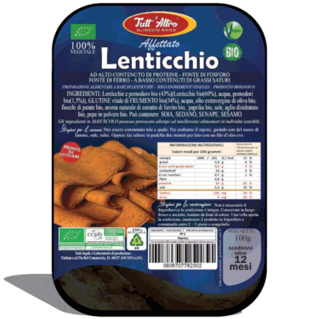 AFFETTATO LENTICCHIO 100gr