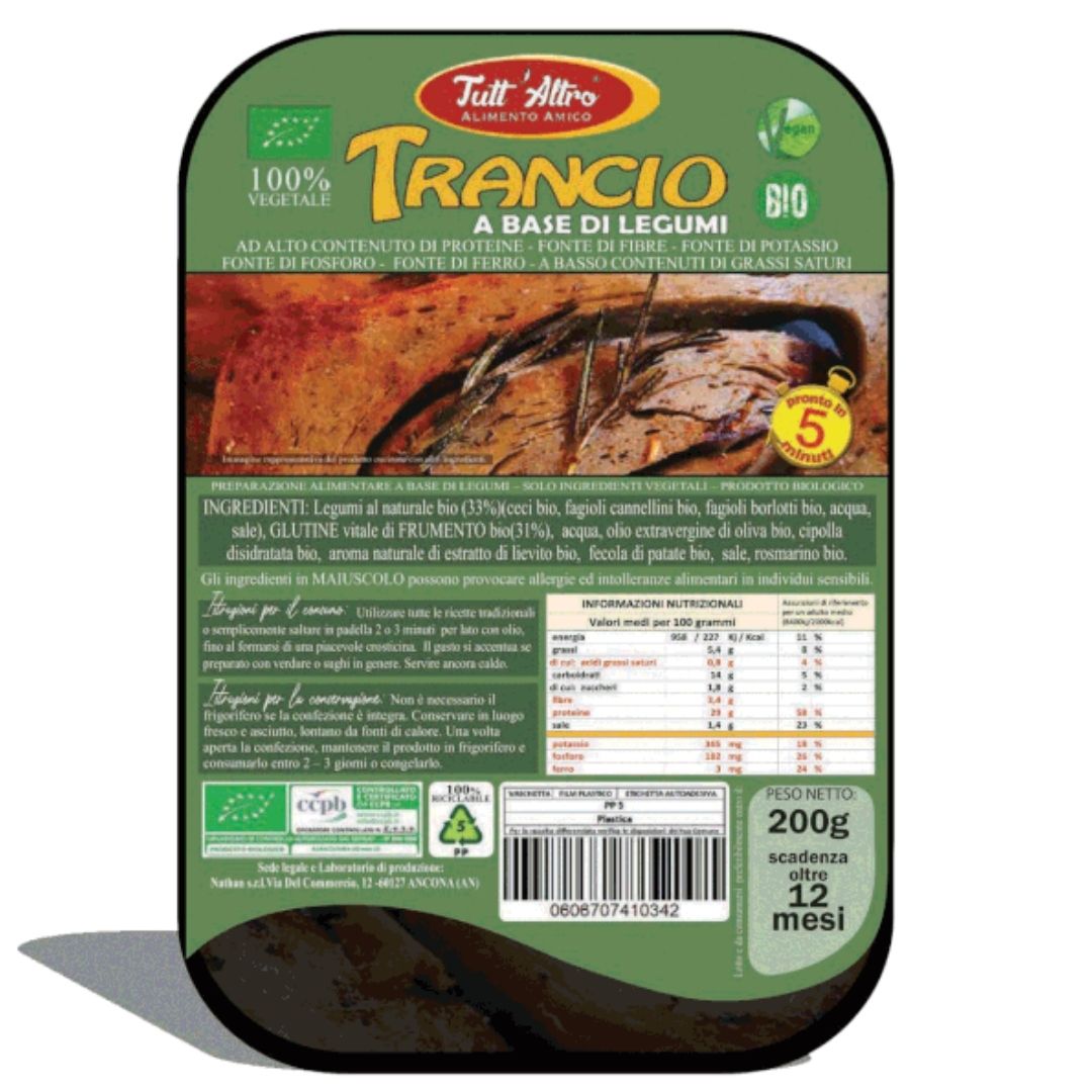 TRANCIO A BASE DI LEGUMI 200gr