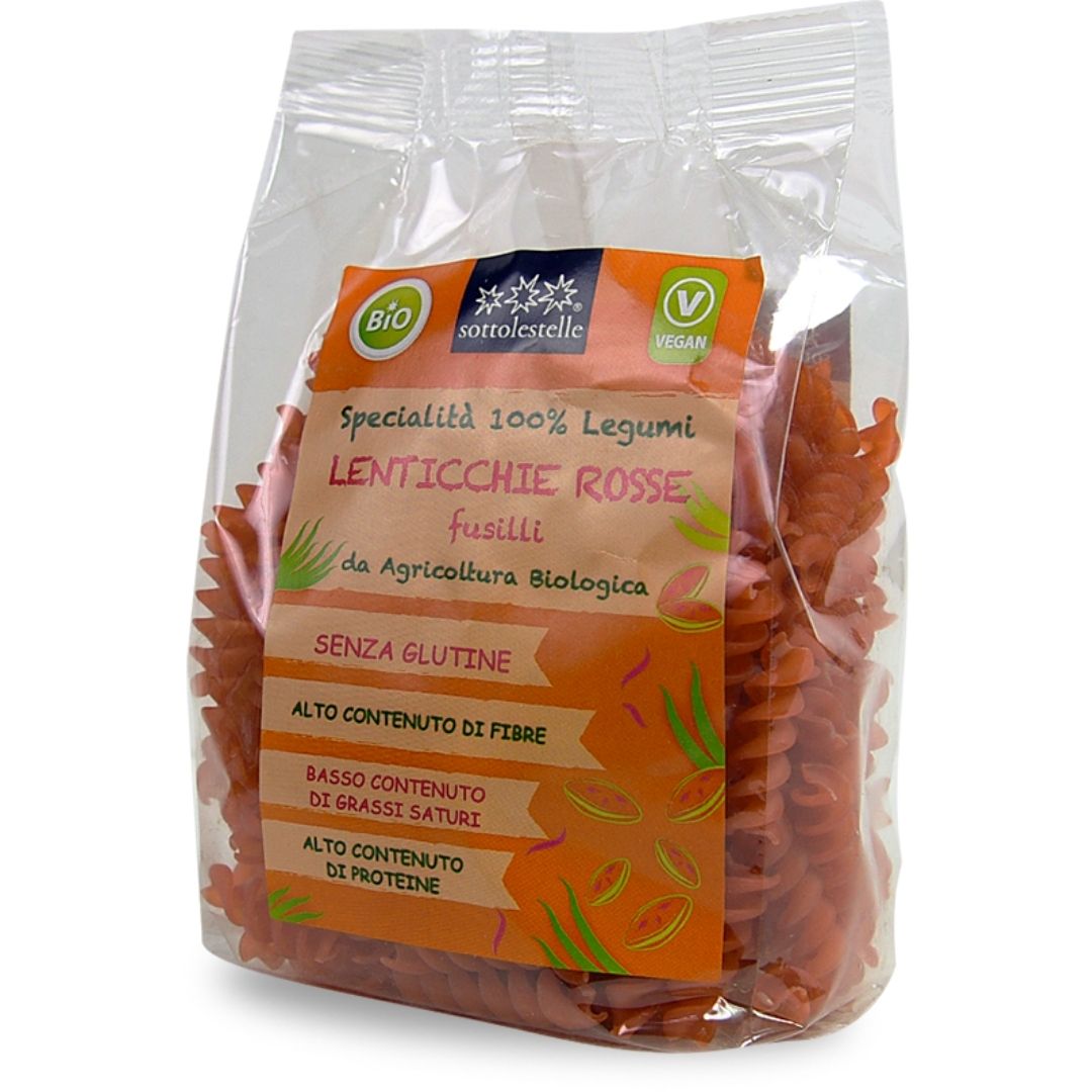 FUSILLI 100% LENTICCHIE ROSSE