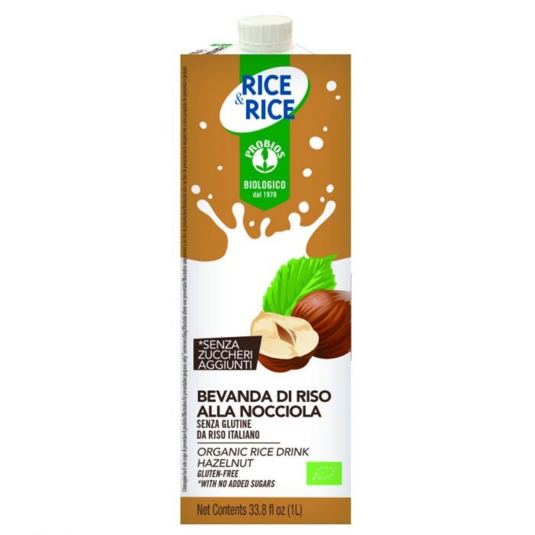 BEVANDA DI RISO ALLA NOCCIOLA 1L