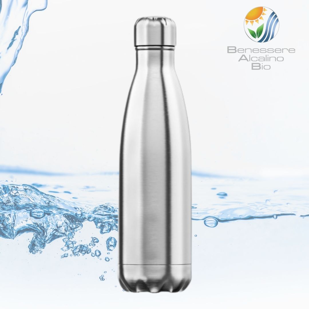 BORRACCIA ACCIAIO INOX AIDA 500ML