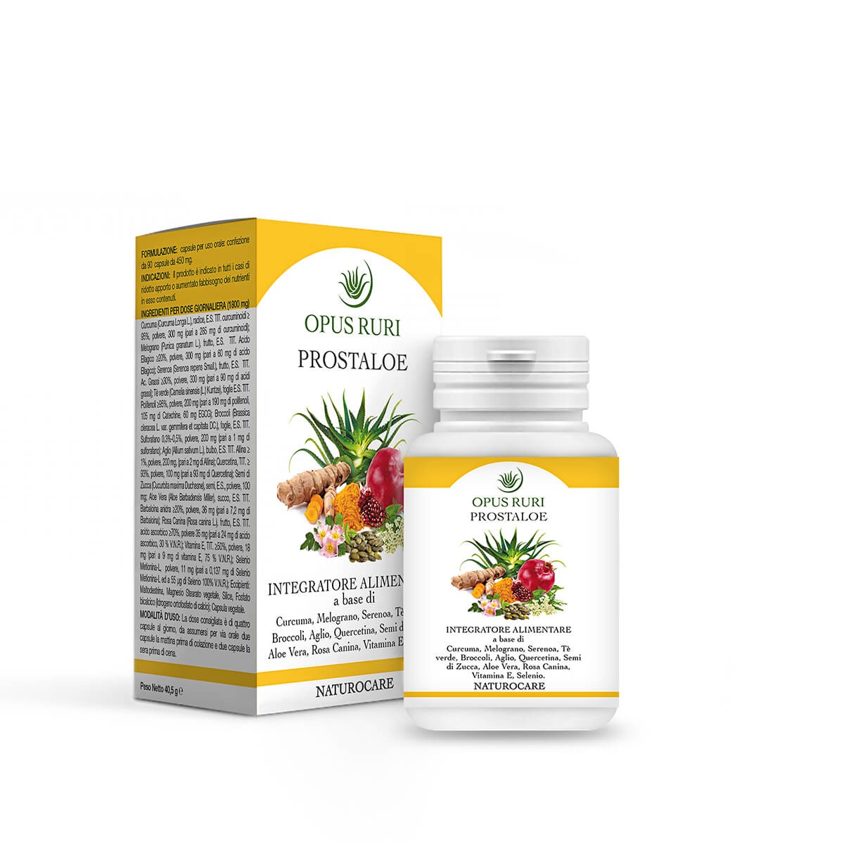 PROSTALOE NATUROCARE 90 CPS DA 450 MG