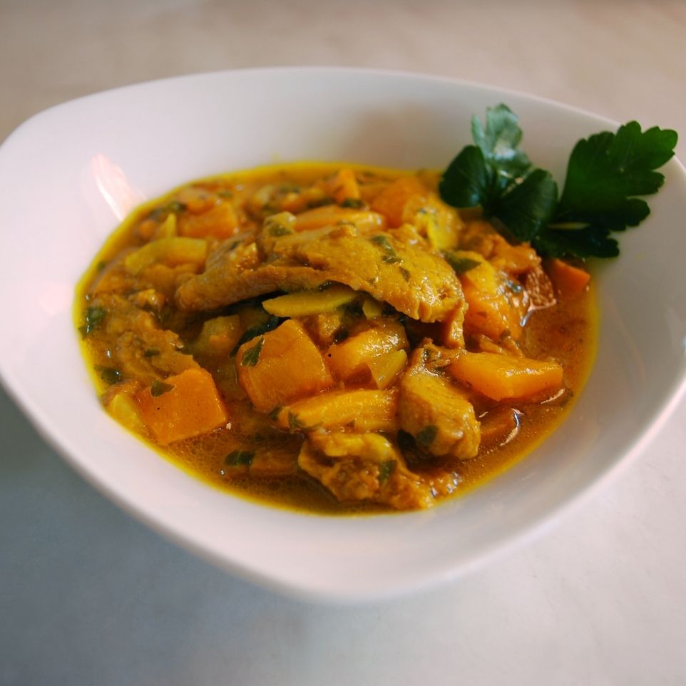 Spezzatino di Seitan con Verdure Stufate