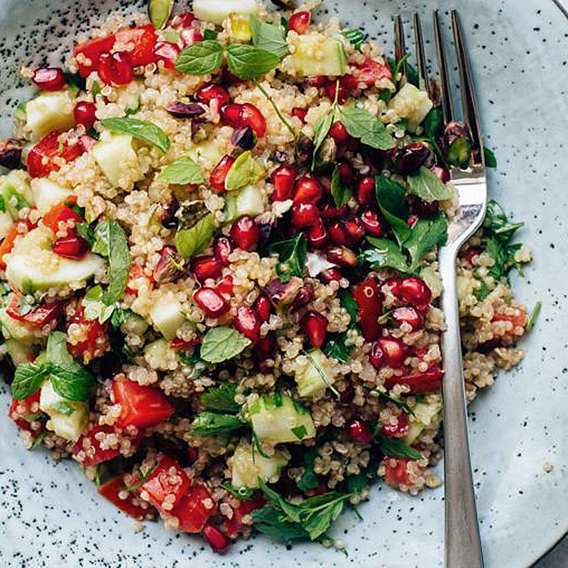 Insalata di Quinoa con melograno